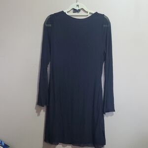 Shein Curve Elegant Black Long Sleeve Dress Size 1XL